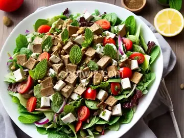 Fattoush Salad with Mint Dressing