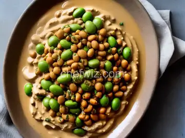 Fava Beans in Tahini Sauce