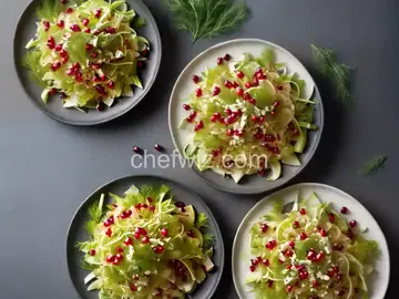 Fennel, Celery, and Pomegranate Salad