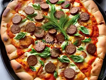 Fennel and Sausage Pizza