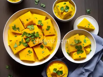 Fermented dal dhoklas
