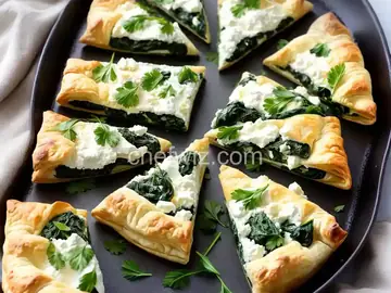 Feta-Spinach Puff Pastry Bites