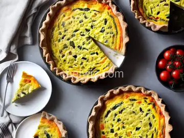 Feta Veggie Quiche