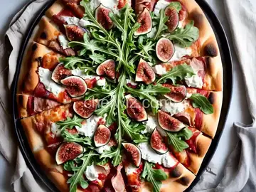 Fig-Prosciutto Pizza with Arugula