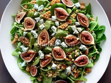 Fig and Gorgonzola Israeli Couscous Salad