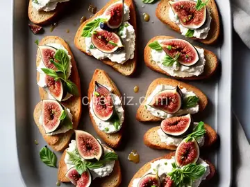 Fig and Ricotta Crostini