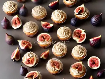 Fig and Whiskey Cupcakes
