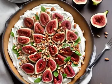 Figs and Toasted Almonds Brie
