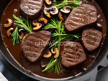 Filet Mignon with Mushrooms