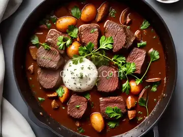 Filet of Beef Bourguignon