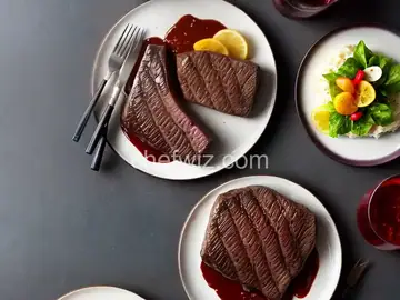 Filet with a Merlot Sauce
