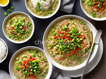 Filipino-Style Congee (Lugaw)
