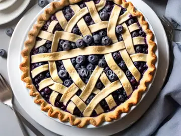 Finnish Blueberry Pie