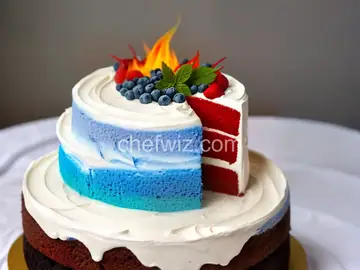 Fire and Ice Cake