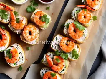 Firecracker Shrimp Roll with Crab Aioli