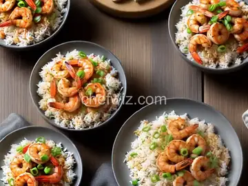 Firecracker Shrimp and Rice