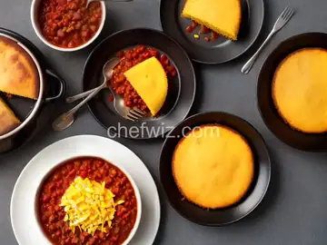 Firehouse Chili and Cornbread Casserole