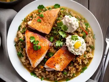 Fish and Brewis with Scruncheons
