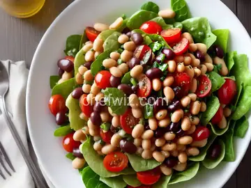 Five Bean Salad with Champagne Vinaigrette