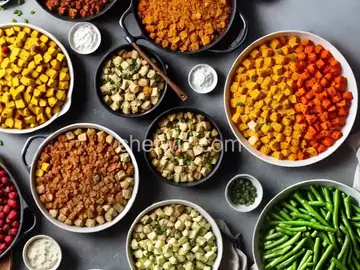 Five Thanksgiving Sides in One Sheet Pan