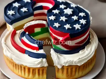 Flag Cake