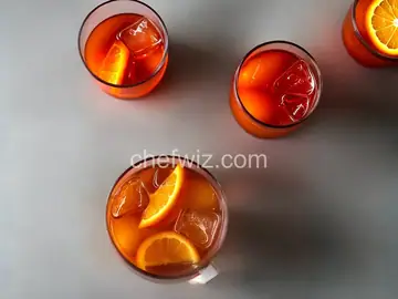 Flaming Orange Old Fashioned