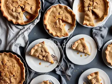 Flat Apple Pie with Perfect Pie Crust