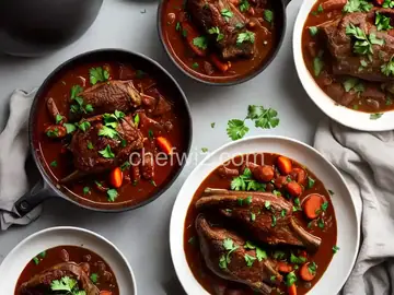 Flavorful Persian Braised Lamb Shanks