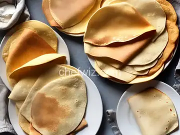 Flourless Crepe Tortillas