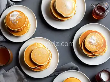 Fluffy Pancakes Made with Bread Flour