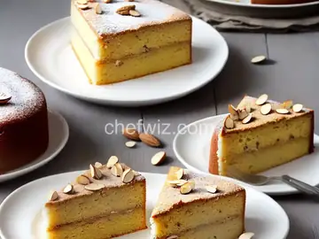 Fluffy and Nutty Almond Layer Cake Recipe