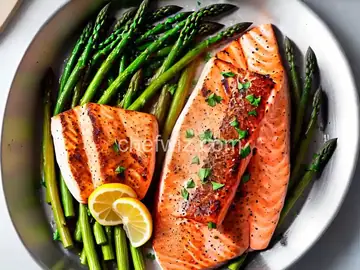 Foil Pack Grilled Salmon with Lemony Asparagus
