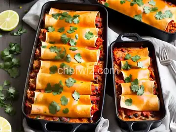 Foil-Packet Chicken Enchiladas