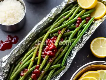 Foil-Pouch Grilled Green Beans