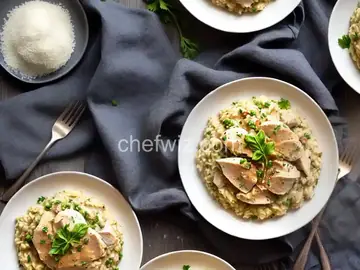 Fontina Risotto with Chicken