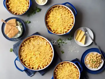 Four Cheese Macaroni Casserole