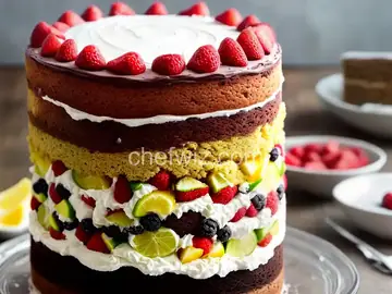 Four-Layer Birthday Cake