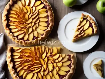 French Apple Tart (Tarte de Pommes a la Normande)
