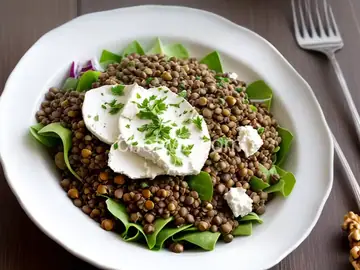 French Lentil Salad with Goat Cheese and Walnuts From 'My Paris Kitchen'
