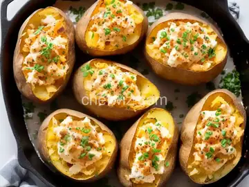 French Onion Baked Potatoes