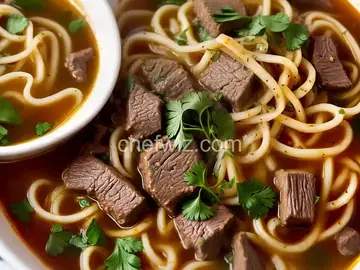 French Onion Beef Noodle Soup