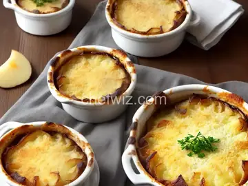 French Onion Soup Potato Gratin