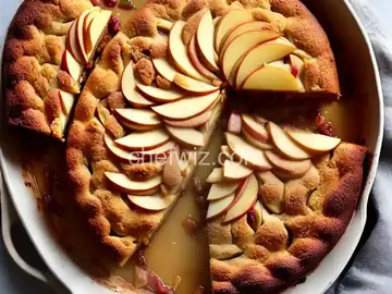 French-Style Apple Rhubarb Cake