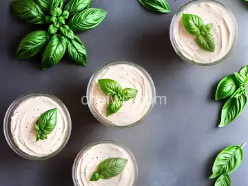 Fresh Basil Mousse Recipe