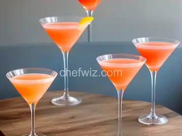 Fresh Bellini Cocktail