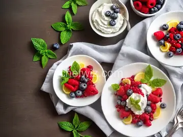 Fresh Berries & Sweet Ricotta