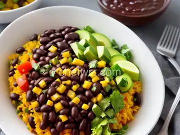 Fresh Black Bean Burrito Bowl