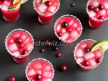 Fresh Cranberry Margaritas