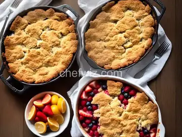 Fresh Fruit Basket Cobbler