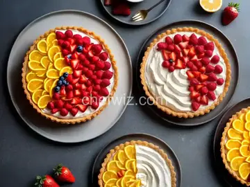 Fresh Fruit Tart with Mascarpone